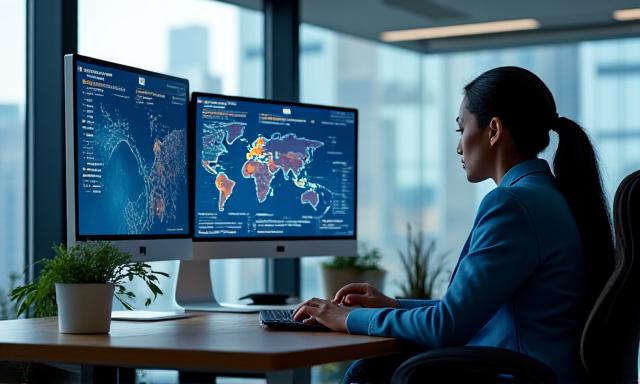 Harris Moving professional dispatch team at work in New York headquarters
